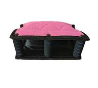 F Fityle Training Bite Pillow Dog Training Pad Target Cushion With Reinforced Handles Jute Foam Build For Grip Strength Practice And Bite Precision Suitable, Pink