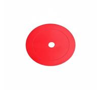 F Fityle Training Marker Disc Agility Disc Flat Marker Anti Slip Cone TPE Flexible Design High Visibility Suitable for warm downs skill stations movement patterns, Red