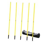 F Fityle Training Posts with Base, Portable, for Agility And Training on Football Fields, Style B