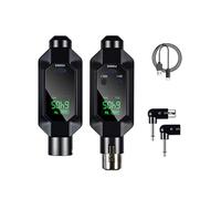 F Fityle Transmitter and Receiver System Microphone System Universal Rechargeable 110dB Music Equipment for Cordless Guitar Amplifier, 1x Transmitter