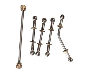 F Fityle Trumpet Connecting Rods, Trumpet Repair Kit Professional Easy Installation Universal Ball Joints Adjusting Nuts, for, 4Pcs