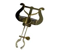 F Fityle Trumpet Music Sheet Clip Trumpet Marching Clamp Professional Practical Stable Convenient Easy to Use Instrument Accessories, Gold