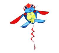 F Fityle Turtle Kite with 98ft String Kite Handle Easy to Fly for Park Family Parties Age 8-12 Holiday Outdoor Activities