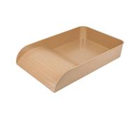 F Fityle Turtle Soaking Basin Reptile Basin Bath Tub Ramp Bowl With Semi Curved Slope And Water Containment Walls In Sturdy Suitable for small shelled reptiles, 60x40x10cm Turtle Bathtub