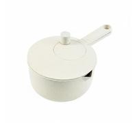 F Fityle Vegetable Centrifuge Colander PP Material Manual Suitable for Modern Kitchen, White, Off-White