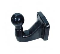 F Fityle Vehicle Trailer Ball Mount Trailer Coupling Hitch Ball Mounting Plate Tow Bar Ball Secure Connection Bolt Hole Installation Suitable for daily commuting weekend towing outdoor travel
