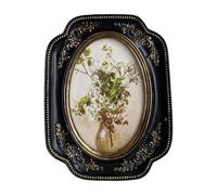 F Fityle Vintage Picture Frame Photo Frame Ornate Retro Gift American Picture Gallery Art Photo Holder for Tabletop Bedroom Hallway, Black