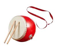 F Fityle Waist Drum Chinese Drums Percussion Instruments Music Material Traditional Rhythm Durable Teaching Musical Gifts Hand Drum, round waist drum
