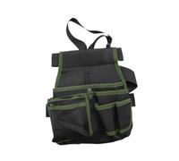 F Fityle Waist Tool Bag Pack Utility Belt Pouch with Multi Pockets Tool Belt Organizer Storage for Hand Tools Women Men Woodwork, Green