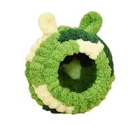 F Fityle Warm Bird Nest Aviary for Winter, Comfortable, Easy to Install, Birdcage Accessories, Parakeet And Canary Breeding House, Grass Green