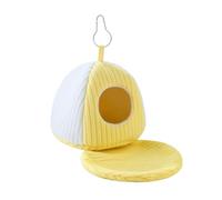 F Fityle Warm Bird Nest Hanging Hammock Indoor Outdoor Cage Bedding Cozy Parrot Nest House Bird Bed for Cage for Conure Winter Macaw, 25cmx25cmx25cm