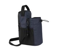 F Fityle Water Bottle Pouch Oxford Cloth Gym Bag for Work Walking Men Women Yoga Camping, Dark Blue