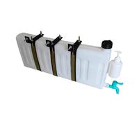 F Fityle Water Storage Tank with Spigot Large Capacity Water Storage Container 9L for Trucks Cars Vehicle Driving Tour Modified