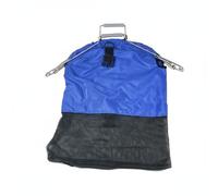 F Fityle Waterproof Diving Pack Mesh Bag Fishing Drainage Bag Spring Handle Nylon Collection Bag with Smooth Open Close and Quick Drain Suitable for Diving Fishing Shore Collecting Foraging