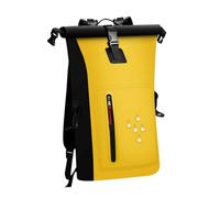 F Fityle Waterproof Dry Bag Dry Sack 25L Multifunctional Lightweight Float Bag Waterproof Backpack for Canoe Kayak Fishing Ski Sailing, Yellow