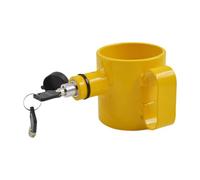F Fityle Wheel Lock Trailer Heavy Duty Easy to Use King Pin Lock Trailer King Pin for Trucks Boats Semi Trailers Rv