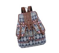 F Fityle Women Ethnic Pattern Backpack Trendy Daypack for Birthday Gift Climbing Everyday, Style A