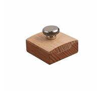 F Fityle Wooden Sanding Block Leather Edge Sander Sanding Tool Holder With In Beech Wood For Manual Finishing Suitable for DIY Leathercraft Handmade Projects Workshop Use, Square