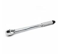 F Fityle Wrench Ratcheting Socket Wrench Drive Head Tightening Tool Hand Tool with Knurled Grip Application Repeatable Results, 3/8 Inch Square Drive 19-110 Nm Torque Wrench