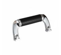 F Fityle Zinc Alloy Handle Folding Luggage Handle Pull Grip with Rubber Hold Ergonomic Non Slip Carry Handle for Transport Strong Load Support Suitable for, Chrome