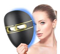 F FIWENE LED Face Mask Light therapy, FSA or HSA Eligible, Portable Rechargeable Red Blue Light Therapy Mask Skincare Device, Facial Acne Light Therapy Mask