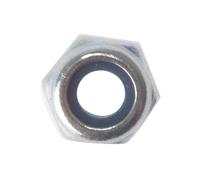 Fandf 100NYLOC4 Hexagonal Nuts With Nylon Inserts - Zinc Plated M4 (Bag Of 100)
