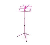 F Folding Music Stand With Adjustable Height Y(RoseRed)