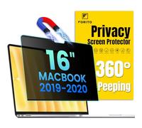 F FORITO Magnetic Privacy Screen Protector Compatible with MacBook Pro 16 inch (2019-2020, A2141), Removable 360° Anti Peeping Anti Blue Light Anti Glare Laptop Privacy Shield