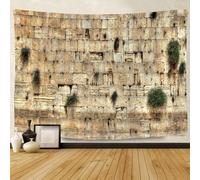 F-FUN SOUL Western Wall Jerusalem City Tapestry, Large 40x30inchs Soft Flannel, Room Decor Wall Hanging Tapestries GTDWFS49