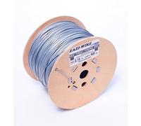 F&G Supplies 400m roll of 3.15mm diameter galvanised mild steel line or straining wire in a handy spool