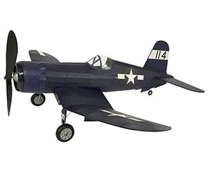 F&G Supplies Corsair Vought F4U Rubber Powered Flying Scale Balsa Wood Model Craft Kit that Really Flies - Great Gift Idea!