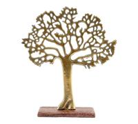 F&G Supplies Gold coloured 'Tree of Life' Sculpture Decoration Jewellery Stand 35cm