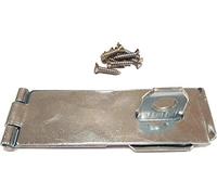 F&H™ 4.¾" Inch - 120mm Hasp and Staple General Purpose Bright Silver Zinc Plated Finish