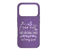 F Hell This Too Shall Pass But Holy Fuck Sign WTF Holy Shit Case for iPhone 17 Pro