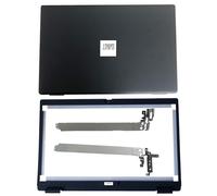 F-HONG ELECTRONIC CO LIMITED Replacement Laptop LCD Cover Back Rear Top Lid with Hinges and Front Bezel Frame for Dell Latitude 15 3520 E3520 17XCF Black, 15.6inch