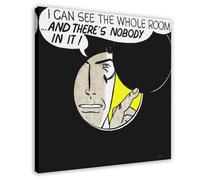 F I N U C B 15+ Roy Lichtenstein Famous Illustrations Posters I Can See The Whole Room...and There's Nobody in It! by Roy Lichtenstein Prints Posters Canvas Deco