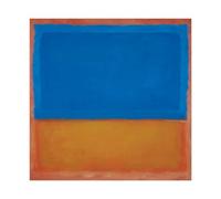 F I N U C B 31+ Mark Rothko Famous Color Field Poster Prints Red, Blue, Orange 1955 by Mark Rothko Oil Painting Canvas Wall Art Deco Print Unframe 24x24inch(60x60