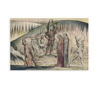 F I N U C B 35+ William Blake Famous Poster Prints The Schismatics And Sowers of Discord by William Blake Oil Painting Canvas Wall Art Deco Print Unframe 12x18inc