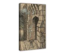 F I N U C B 42+ Arthur Rackham's Famous Illustrations Posters How You'd Frown Should A Ladleful Fall on Your Crown by Arthur Rackham Posters Prints Canvas Deco Pa