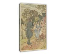 F I N U C B 42+ Arthur Rackham's Famous Illustrations Posters Reciting for Their Amusement All The Epitaphs on The Tombstones by Arthur Rackham Prints Posters Can