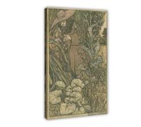 F I N U C B 42+ Arthur Rackham's Famous Illustrations Posters Sir Thomas, Her Lord, Was Stout of Limb by Arthur Rackham Prints Posters Canvas Deco Paintings Wall