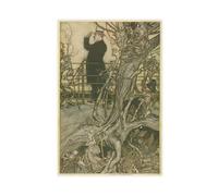 F I N U C B 42+ Arthur Rackham's Famous Illustrations Posters The Kensington Gardens Are in London, Where The King Lives by Arthur Rackham Prints Posters Canvas D