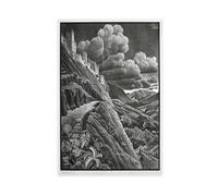 F I N U C B 42+ M.C. Escher Famous Poster Prints Castrovalva, Abruzzi by Maurits Cornelis Escher Oil Painting Canvas Wall Art Deco Print Unframe 24x36inch(60x90cm