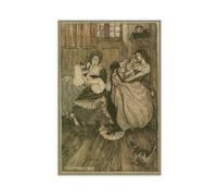 F I N U C B 43+ Arthur Rackham's Famous Illustrations Posters And The Maids Cried 'good Gracious, How Very Tenacious! by Arthur Rackham Posters Prints Canvas Deco