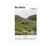F I N U C B Ben Nevis Highland Scotland UK Print Vintage City Posters Retro Travel Posters Travel Art Home Deco Canvas Unframe 16x24inch(40x60cm)
