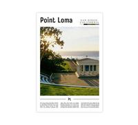 F I N U C B Point Loma San Diego California USA Canvas Prints - Pacific Ocean Peninsula Wall Art, California Coastline Landscapes Poster for Coastal Decorations 2