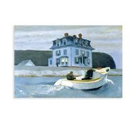 F I N U C B The Bootleggers by Edward Hopper Posters Prints Canvas Deco Paintings Wall Art Unframe 12" L X 18" W