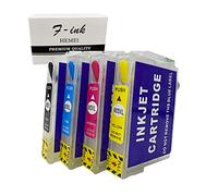 F-INK 603XL Rechargeable Ink Cartridge Replacement for Ep 603 or 603XL,Work with Expression Home XP-3100 XP-2105 XP-4100 XP-2100 XP-3105 XP-4105 WF-2810 WF-2830 WF-2835 WF-2850 Printer