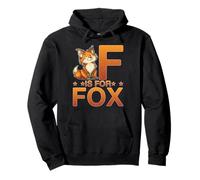 F Is For Fox Elementary Kindergarten Reading Teacher Pullover Hoodie