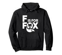 F Is For Fox Elementary Kindergarten Reading Teacher - Pullover Hoodie